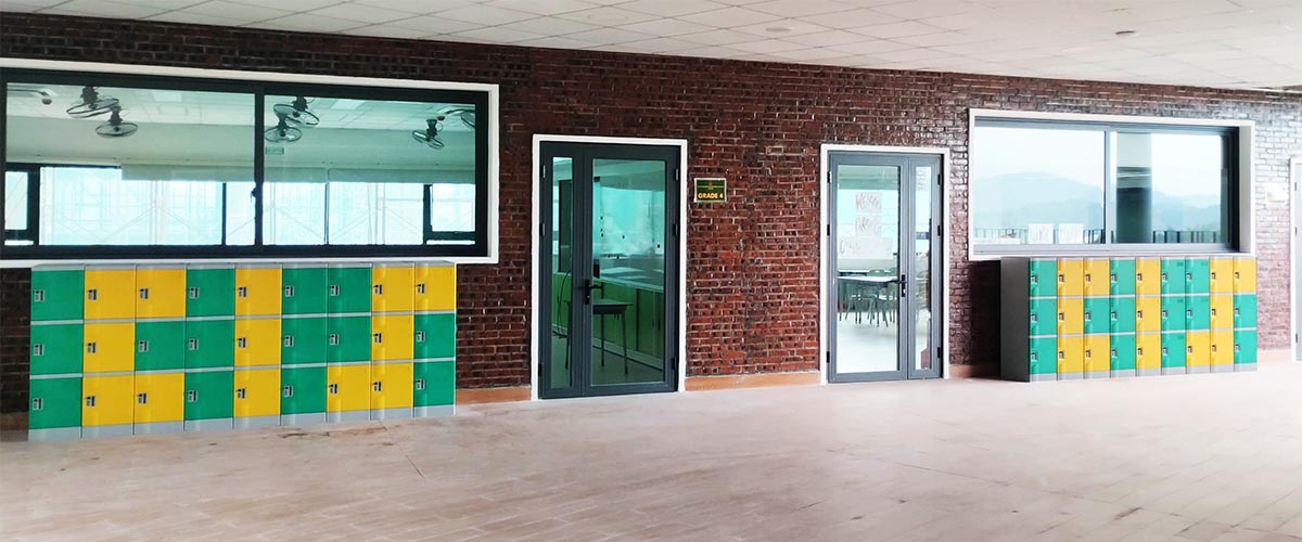Hệ thống tủ locker ABS tại Trường Quốc Tế Canada CIS – Lào Cai 