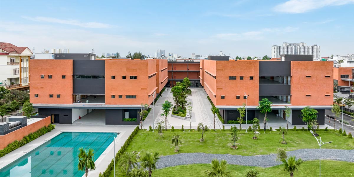 Kiến trúc Trường Quốc tế Nam Mỹ UTS cơ sở Nam Sài Gòn