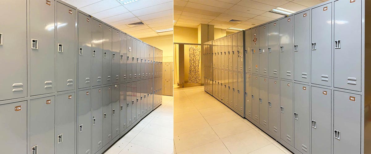 Tủ locker sắt dòng N2 với kết cấu chắc chắn, phù hợp sử dụng trong môi trường có tần suất cao.