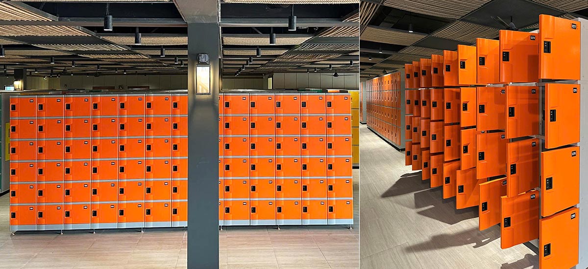 Khóa tủ thông minh sử dụng công nghệ RFID giúp thao tác mở tủ nhanh chóng.