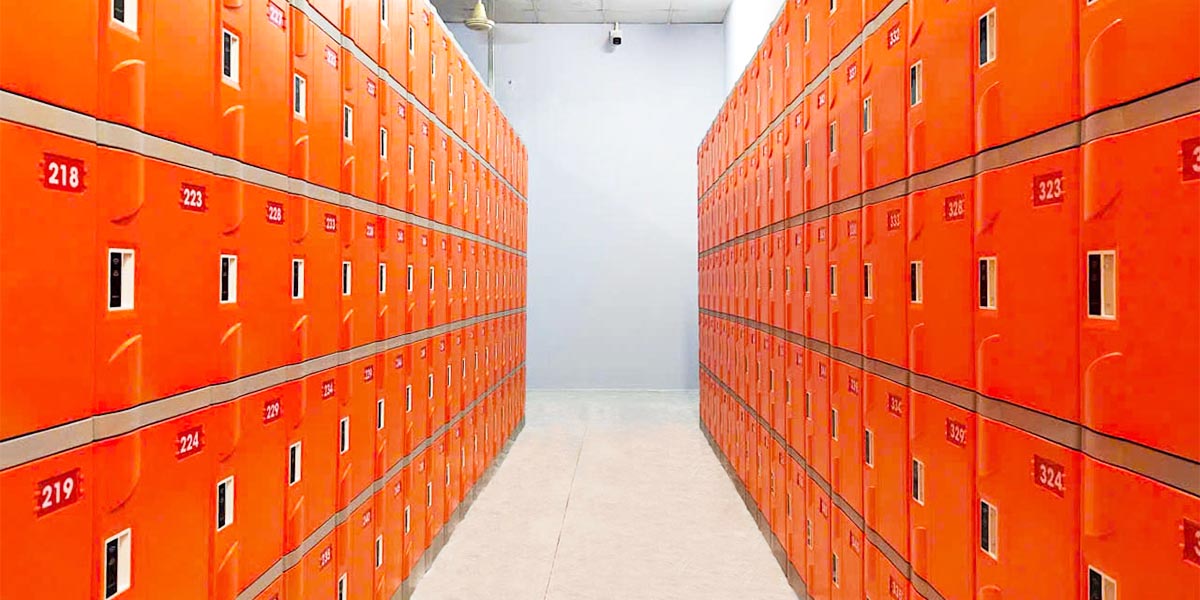 Cận cảnh chất liệu nhựa ABS chống nước, chống ăn mòn.