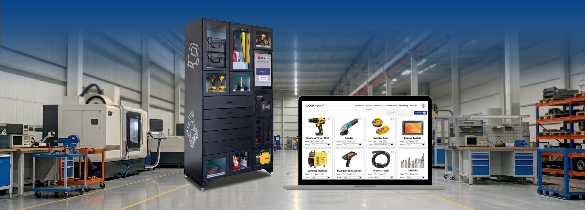 Industrial vending machine