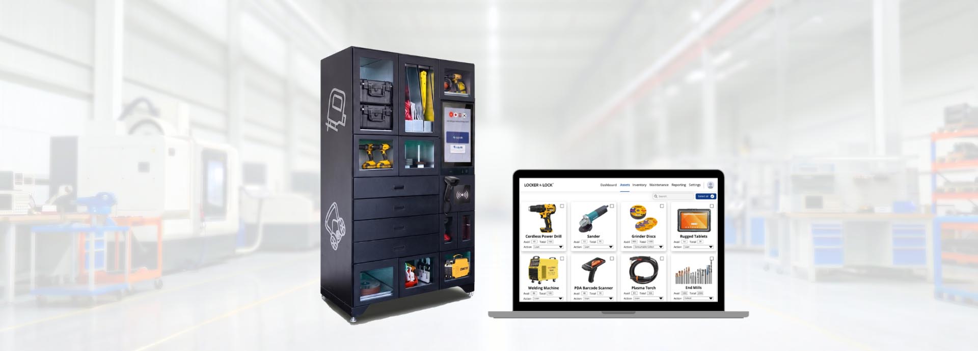 Industrial vending machine