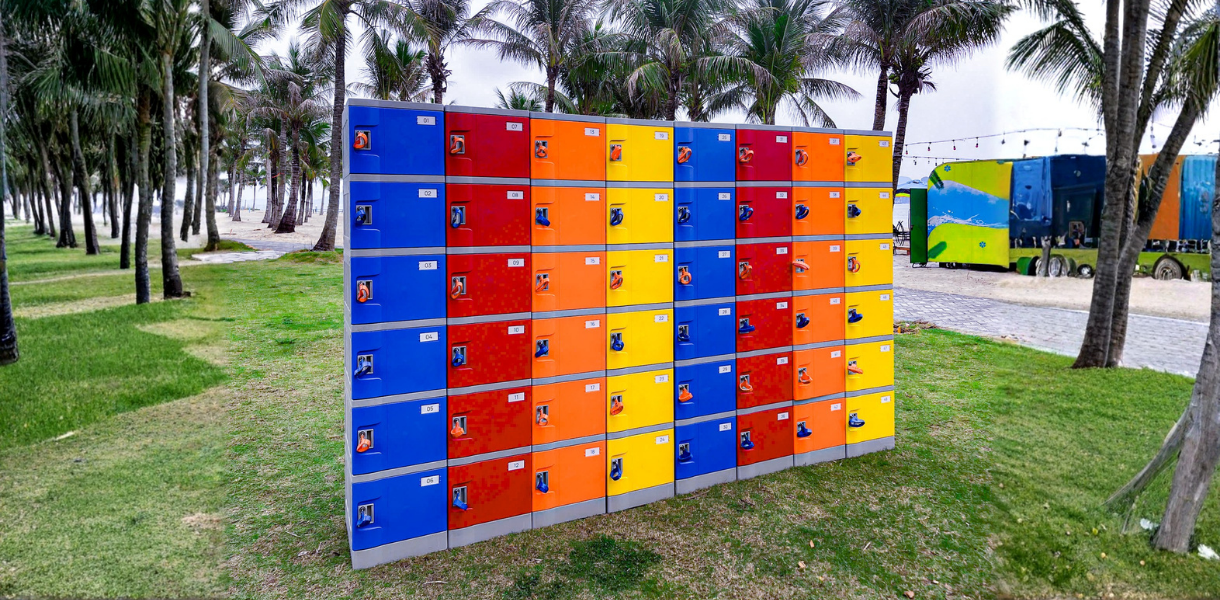 Tủ locker tại Sonasea Vân Đồn 1