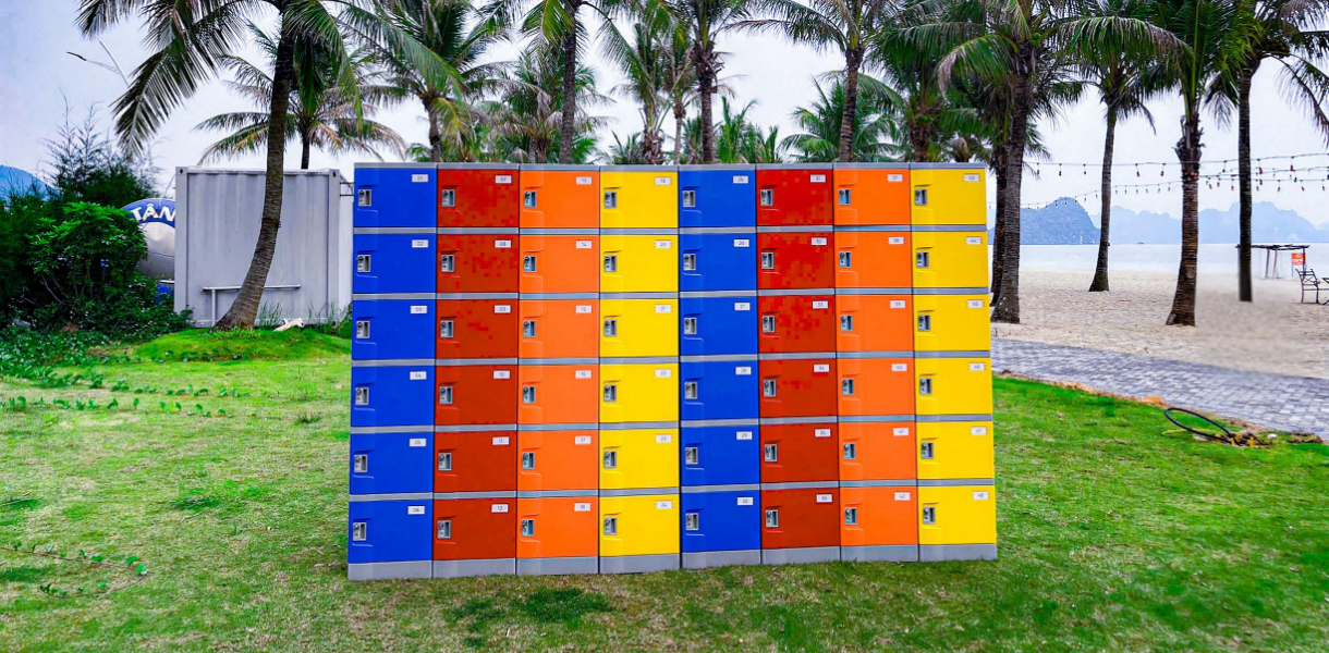 Tủ locker tại Sonasea Vân Đồn 2
