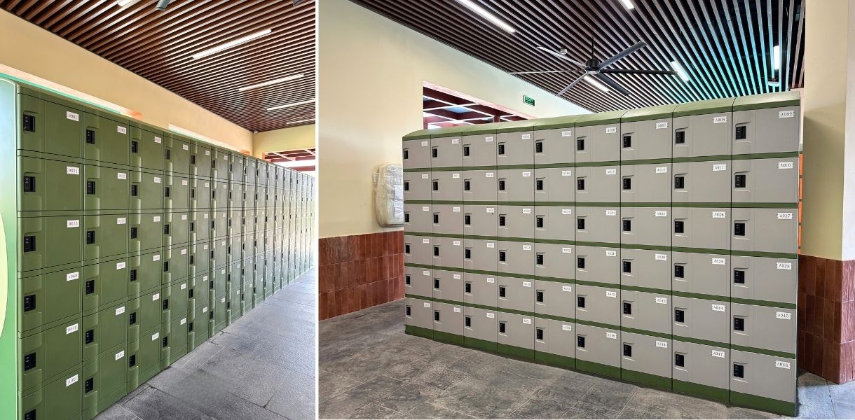 Tủ locker ABS được lắp đặt với đa dạng màu sắc - Locker & Lock cung cấp 