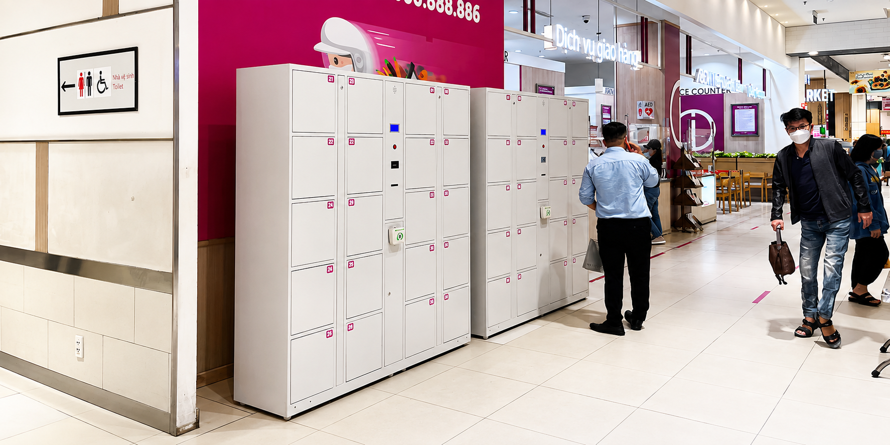 Hệ thống tủ Locker Barcode
