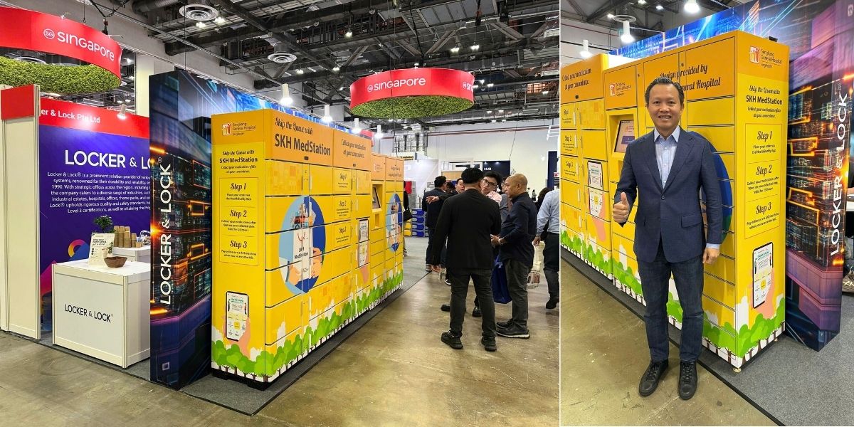 Smart Locker được giới thiệu tại gian hàng Locker & Lock.